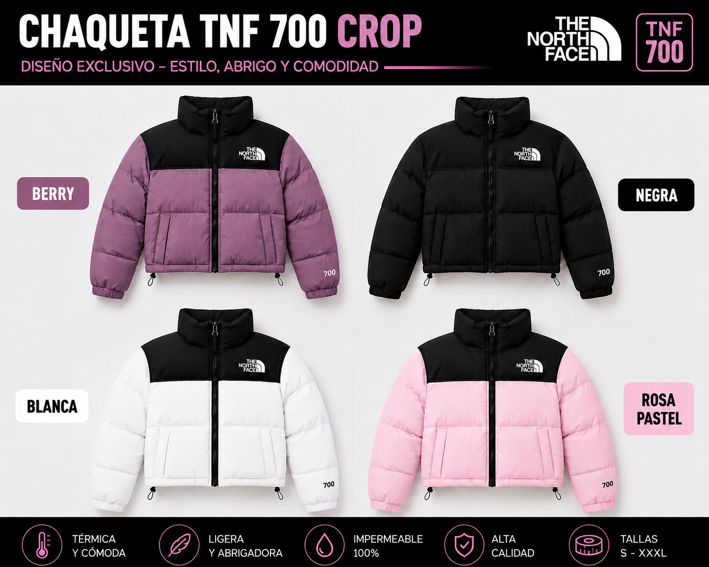 Chaqueta TNF Impermeable Mujer
