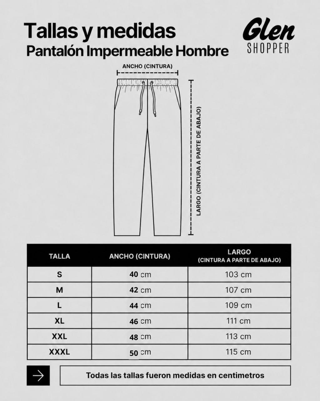 Pantalón Impermeable