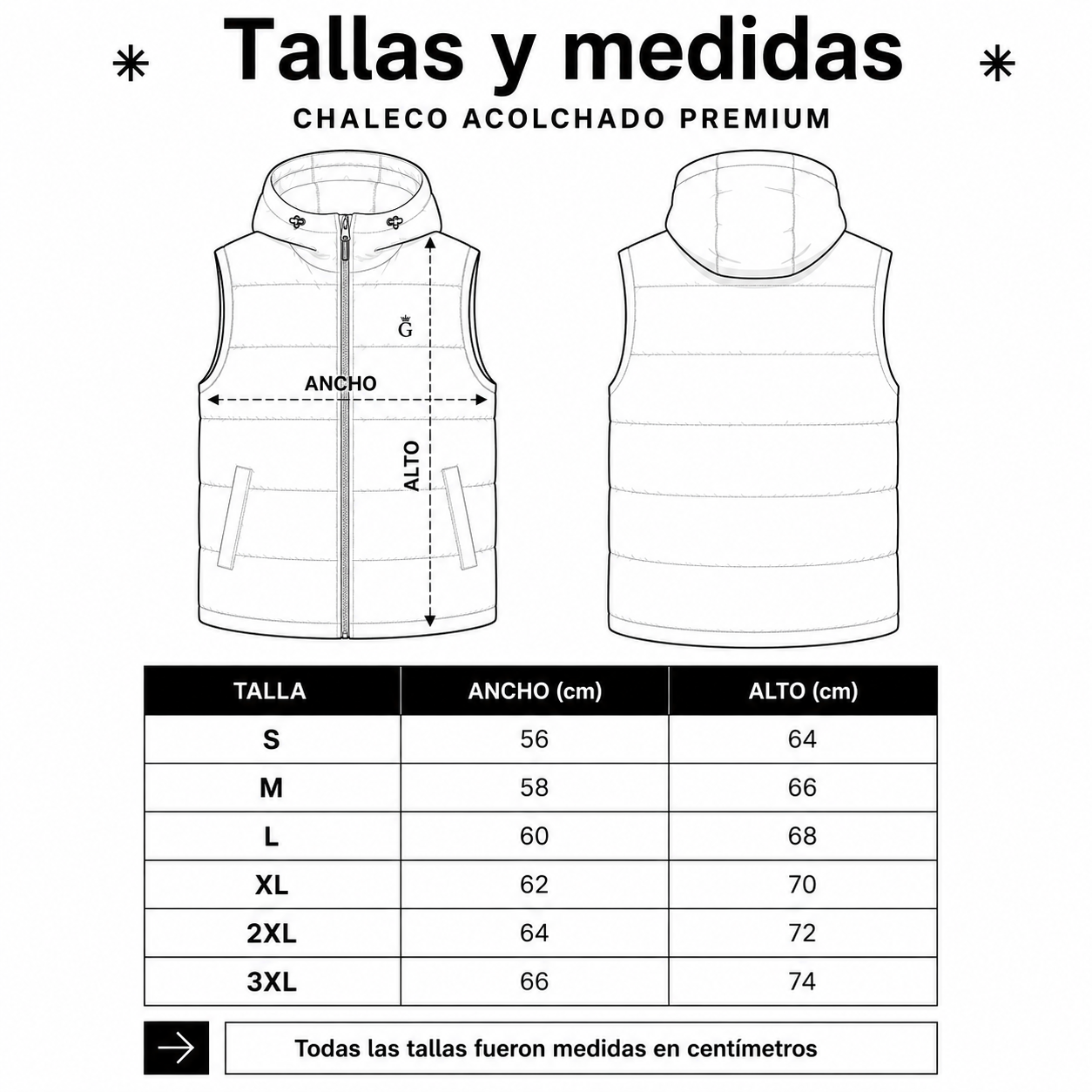 Chaqueta sin manga